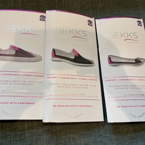 Gekks Go Sockless Set of Three - Picture 1 of 11